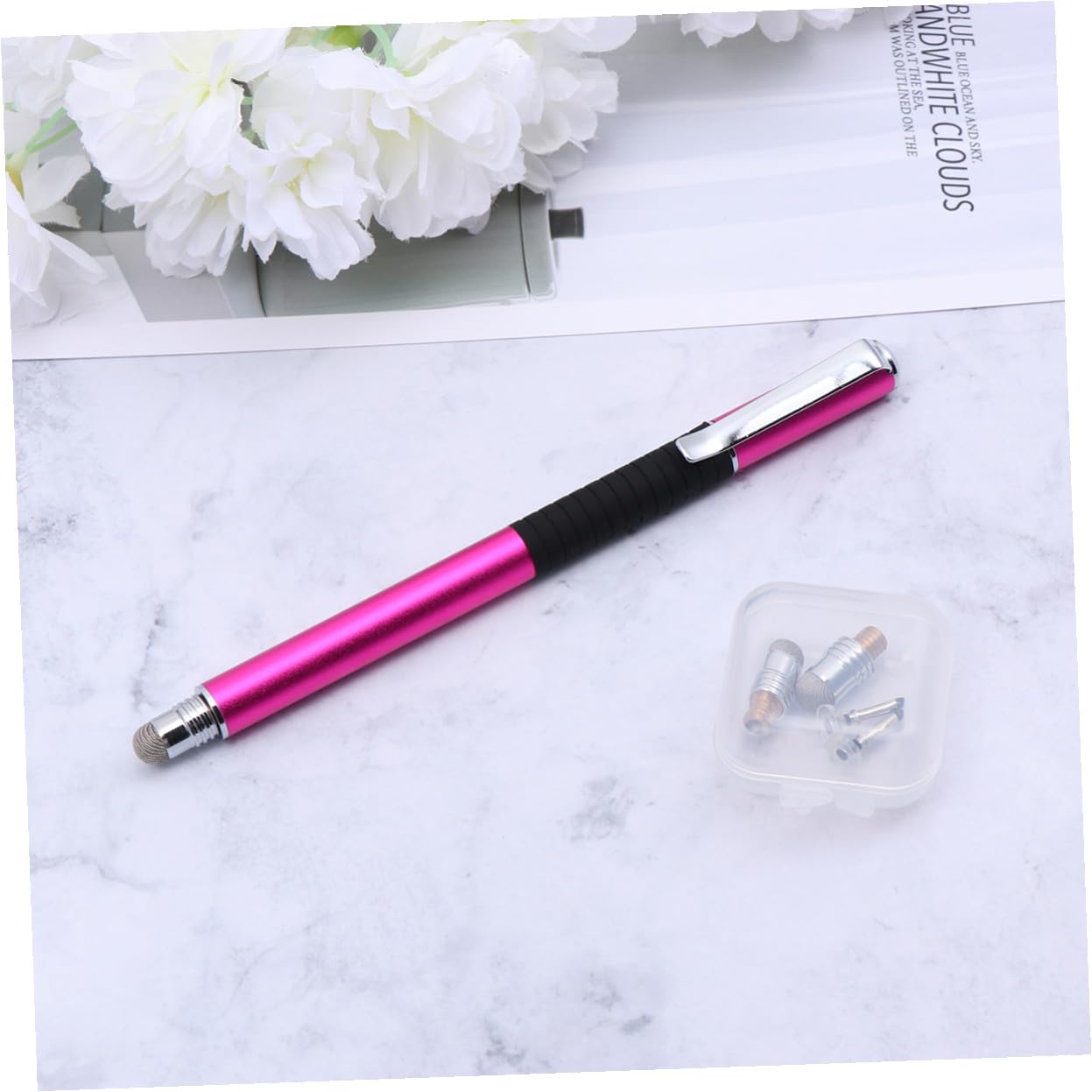 UKCOCO 15 Piezas Pluma Capacitiva Bolígrafos De Estilista para Pantallas Táctiles Lápiz Óptico para Teléfono Pluma De Teléfono Bolígrafo para Titular De La Pluma Buen Punto Androide