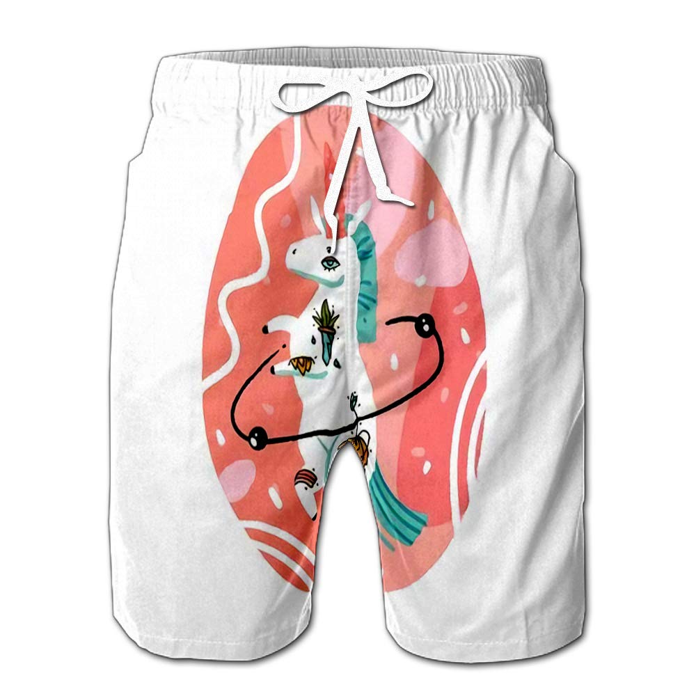 Summer Shorts Pants Abstract Creative Cartoon Poster Or Print Old