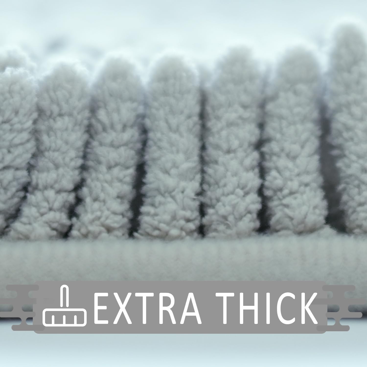 Bathroom Rugs 70x24,Super Absorbent Soft,Thick,Machine Washable Chenille Bath Mat,Non Slip Toilet Floor Rug,Bath Mats for Bathroom Floor, Home Decor Accessories,Grey - Image 4