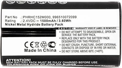Synergy Digital Batería para monitor de bebé, compatible con Philips Avent SCD72086 Monitor de bebé, (Ni-MH, 2.4 V, 1500 mAh) Ultra alta capacidad,