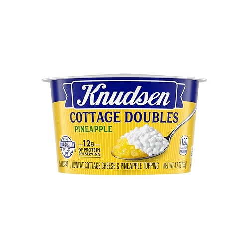 Knudsen Cottage Doubles Lowfat Cottage Cheese & Pineapple Topping 2%