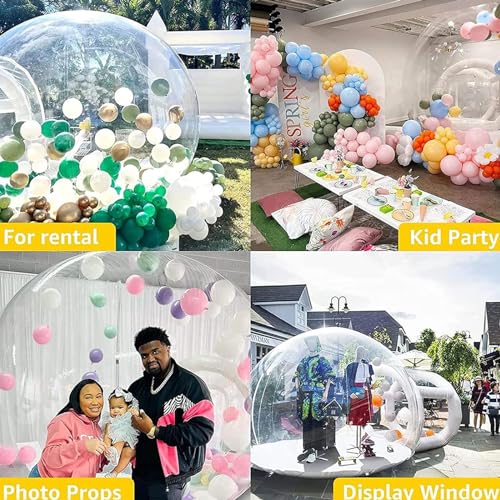 Carpa inflable transparente tipo burbuja 4m miniatura 2