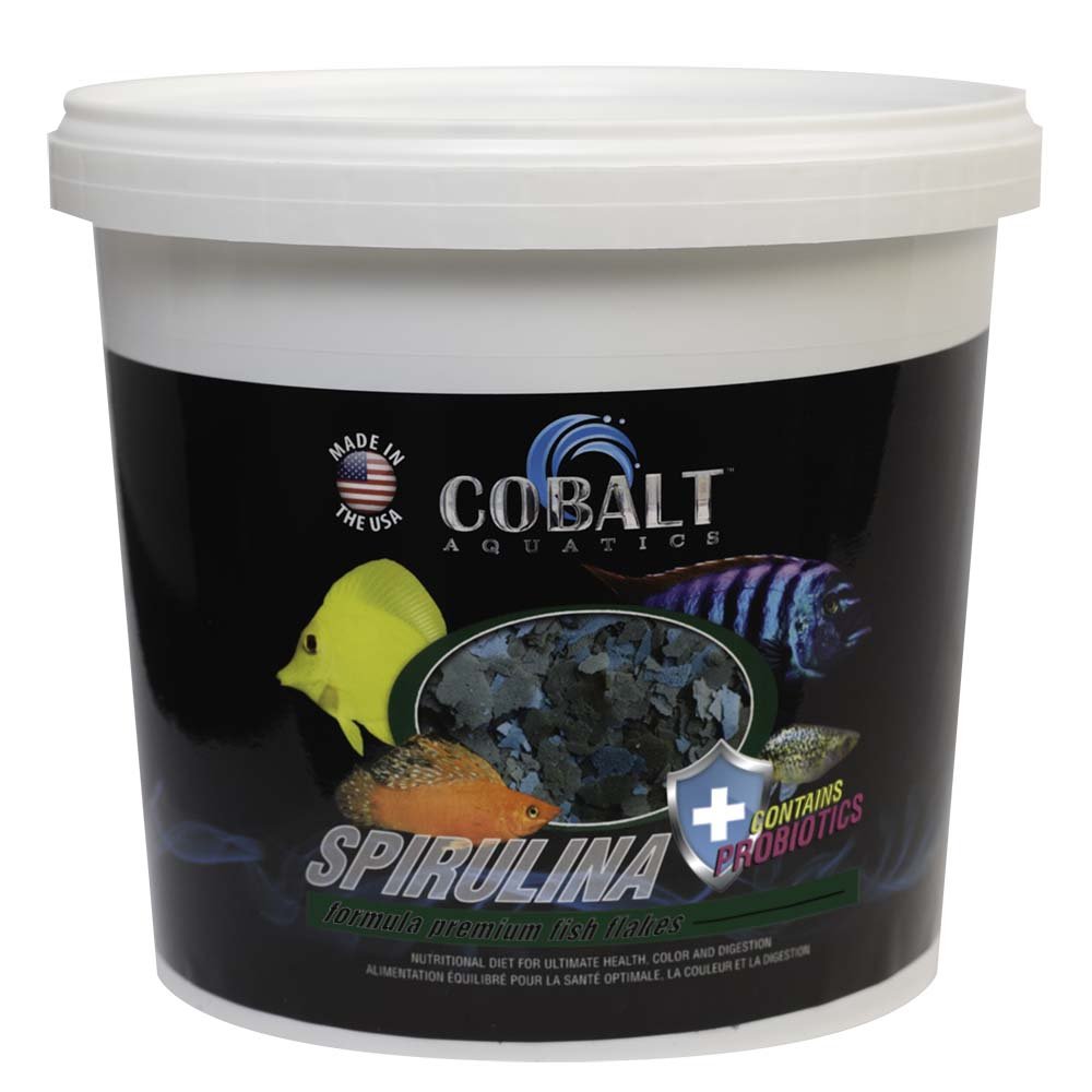 Cobalt Aquatics Spirulina Flake, 2 lb(package may vary)