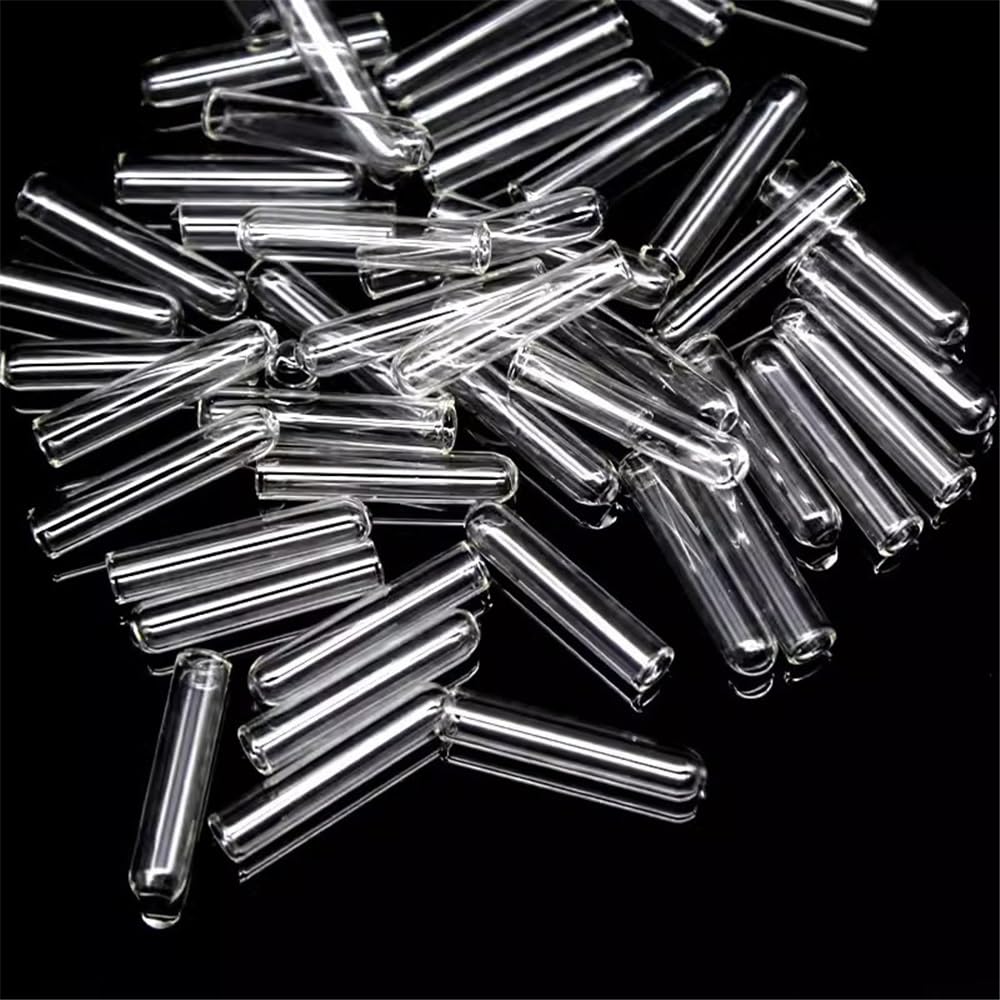 Vetreria da laboratorio 100 pezzi/confezione Duchenne Fermentation Tube 6 * 30mm High Temperature Test Tube Experiment