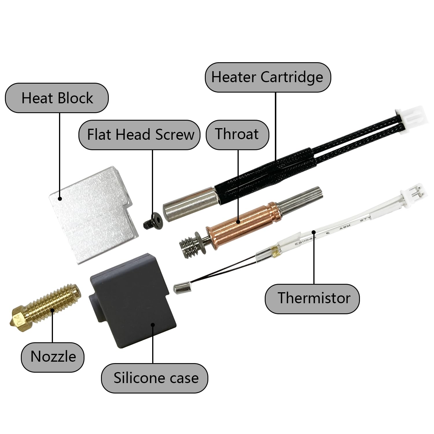 Hotend Kit 12V Passend Für Volcano - 3D Drucker Zubehör
