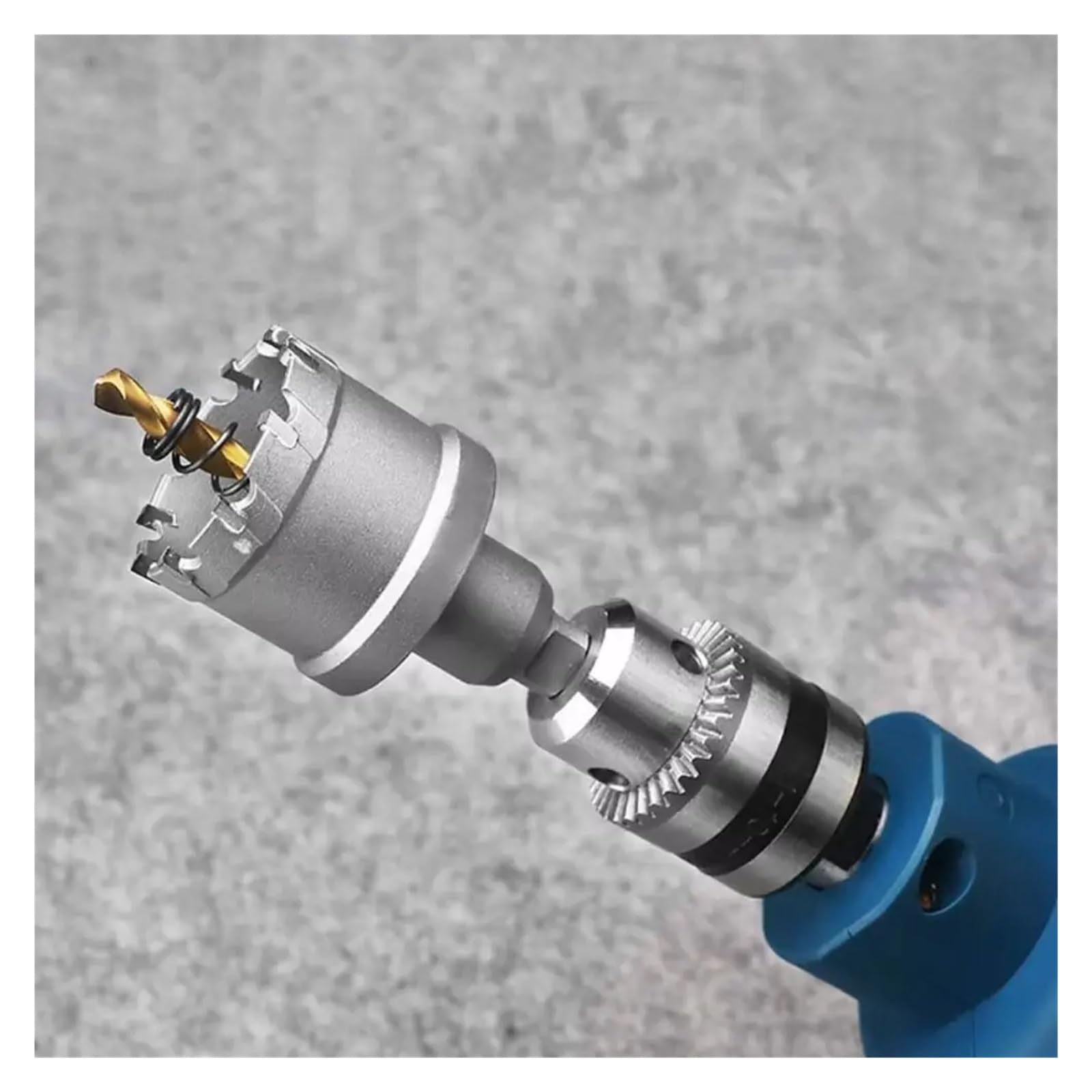 Juego de brocas de corona con punta de carburo TCT, antideslizantes y duraderas, con núcleo resistente al desgaste.