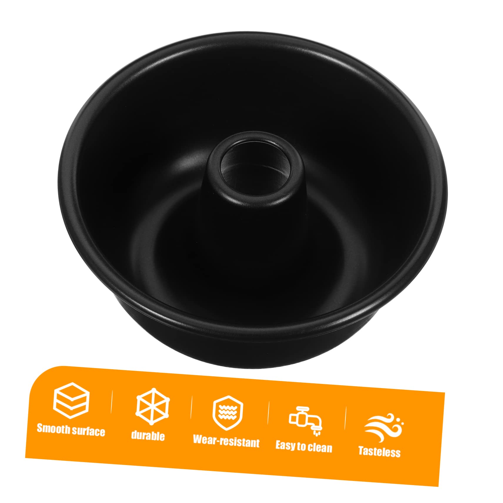 Alipis 4pièces Moule à Gâteau Donut Aluminium Antiadhésif Moule Individuel Pour Pâtisserie Outil De De Desserts Savoureux