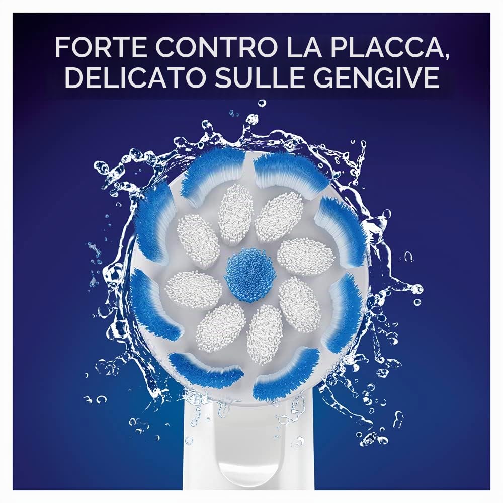 Oral-B Sensitive Clean - Testine per spazzolino elettrico, garantiscono la pulizia delicata dei denti, tecnologia ultra sottile, 8 pezzi
