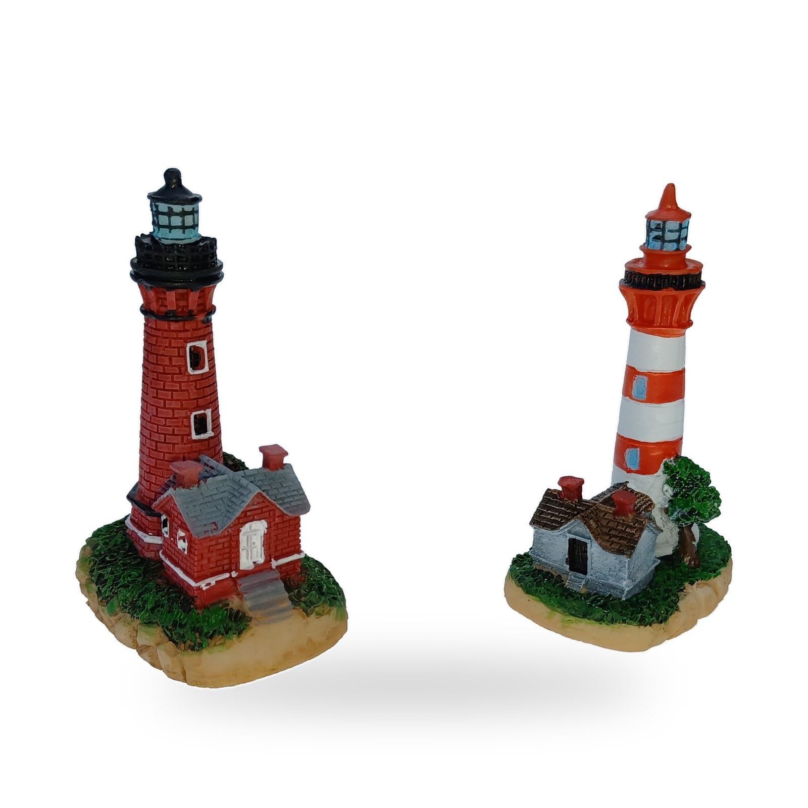 Statuettes animaux et phare Cornelißen en résine haut de gamme pour intérieur soigné