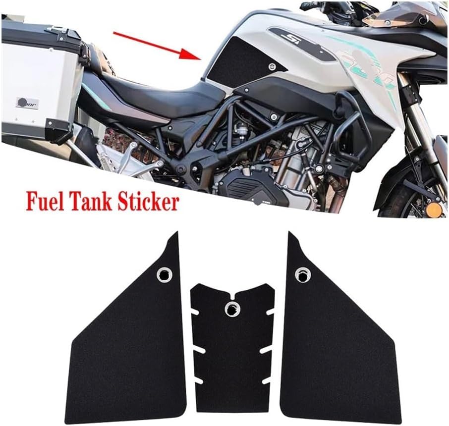 Fuel Tank Gasket Motorcycle Accessories Sticker Decal Gas Scratch Resistant Fuel Tank Pad Protector Case for QJmotor SRT500 2021-2022 SRT 500