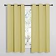 RYB HOME 95 inch Curtains Blackout, Solid Durable Room Darkening Drapes for Bedroom Thermal Insulated Large Window Drapes for Living Room, W52 x L95 inch, 2 Panels, Lilac