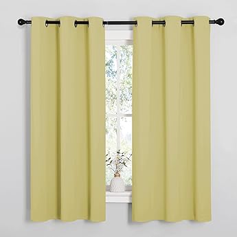 RYB HOME 95 inch Curtains Blackout, Solid Durable Room Darkening Drapes for Bedroom Thermal Insulated Large Window Drapes for Living Room, W52 x L95 inch, 2 Panels, Lilac
