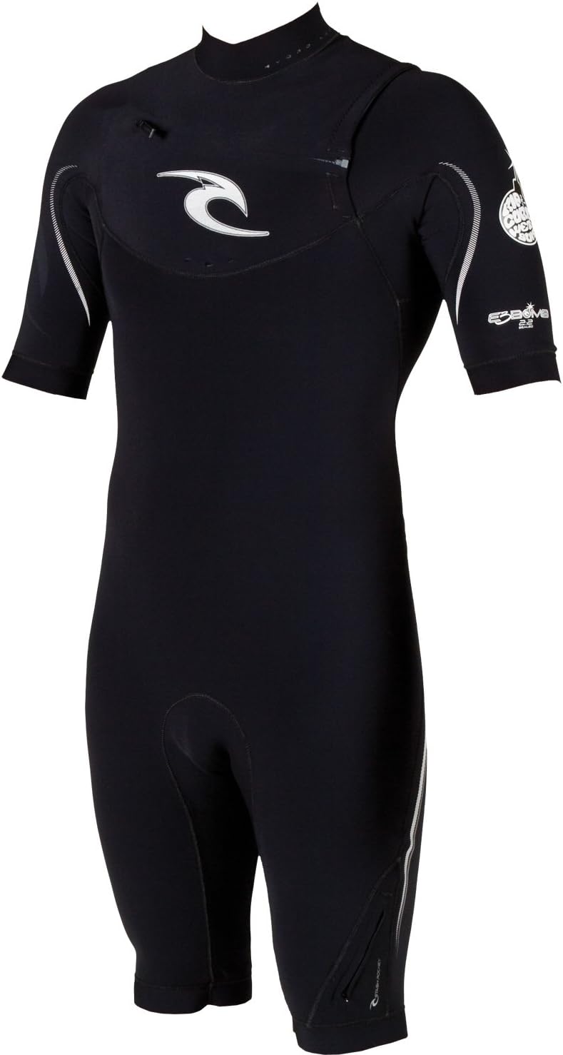 Rip Curl Men's E-Bomb Chest Zip Short Sleeve Spring Wetsuit