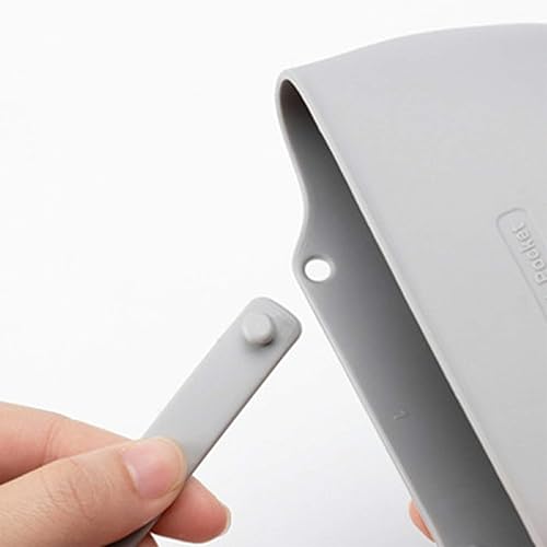 Miniatura 4 de Hofumix Soporte de esponja para fregadero Organizador colgante Soporte de esponja de cocina para almacenamiento de fregadero (gris)