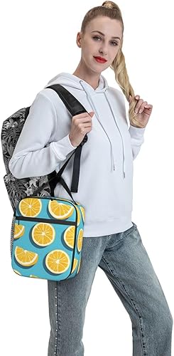 Miniatura 7 de Lemon Wedges - Bolsa de comida para viajes, trabajo, picnic, bolsa de almuerzo, bolsa de almuerzo reutilizable con aislamiento