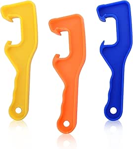 Lot De 3 Démonte-pneus Vélo En Plastique Noir – 10,5 Cm, Légers, Solides – Pour Réparation Pneus VTT, Route, Vélo Pliant