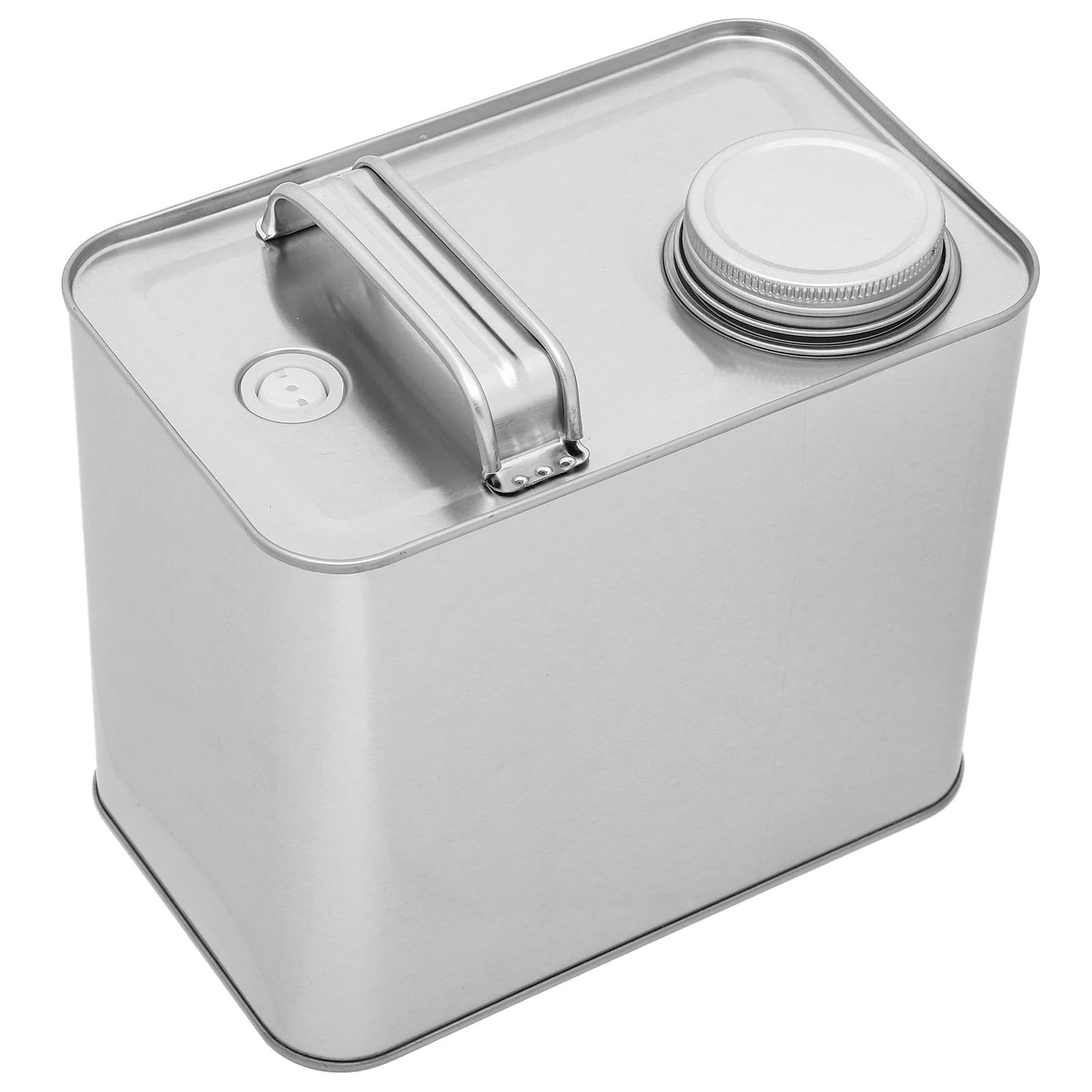 FDBTYJN Tea Caddy Tinplate Sealed Canister Reusable Tea Airtight Kitchen Countertop Coffee Bean Storage Jar 178x112x145mm