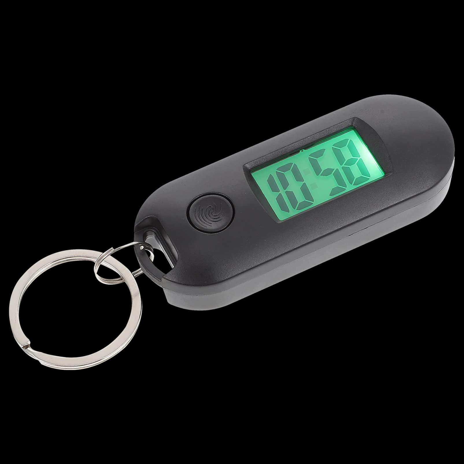 POPETPOP - Reloj de enfermera, llavero, reloj digital, reloj de bolsillo, llavero, reloj de enfermera, bolso colgante para médico, estudiante, negro