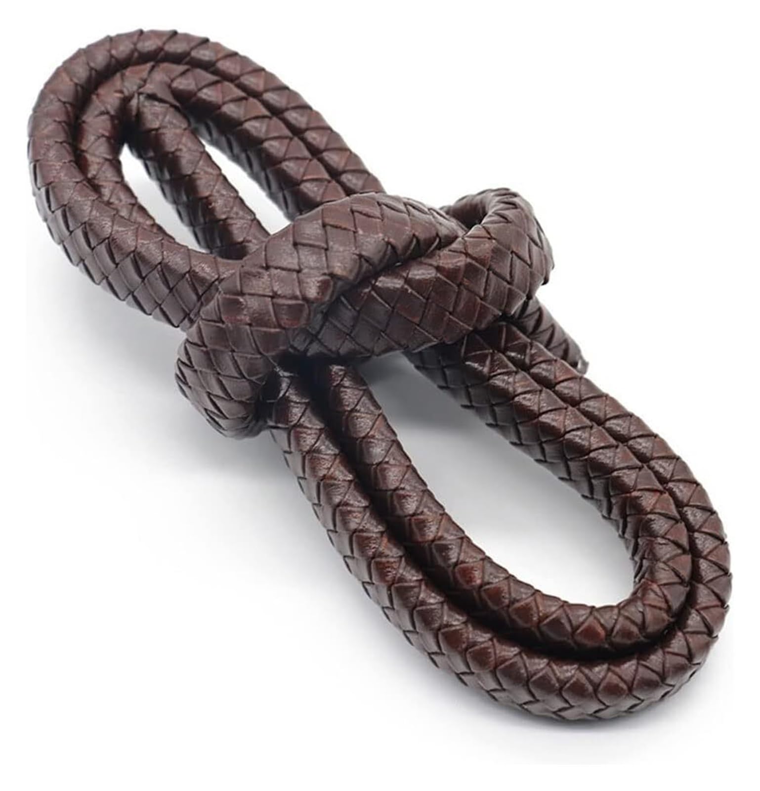 Corda for Bracciale, Cordoncini in Pelle Marrone Nero Vintage da 1 Metro 8mm 10mm 12mm Cordoncino Piatto in Pelle for Risultati di creazione di Gioielli su Bracciale,(Brown,10mm*1meter)