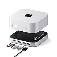 SATECHI Hub e Supporto per Mac Mini M4 con Alloggiamento SSD NVMe