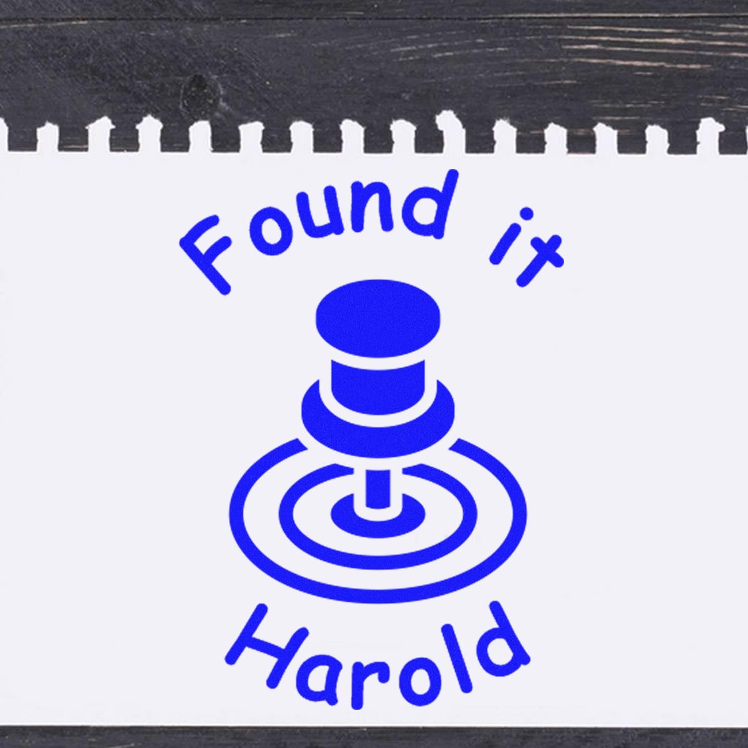 TFTC Geopin-Abenteuer-Geocache-Stempel mit Holzgriff, klein, selbstfärbend, 1,9 cm Größe, GIS-Profis und Geocaching-Enthusiasten, langlebig, einfach zu bedienen, ideal für Outdoor-Abenteuer
