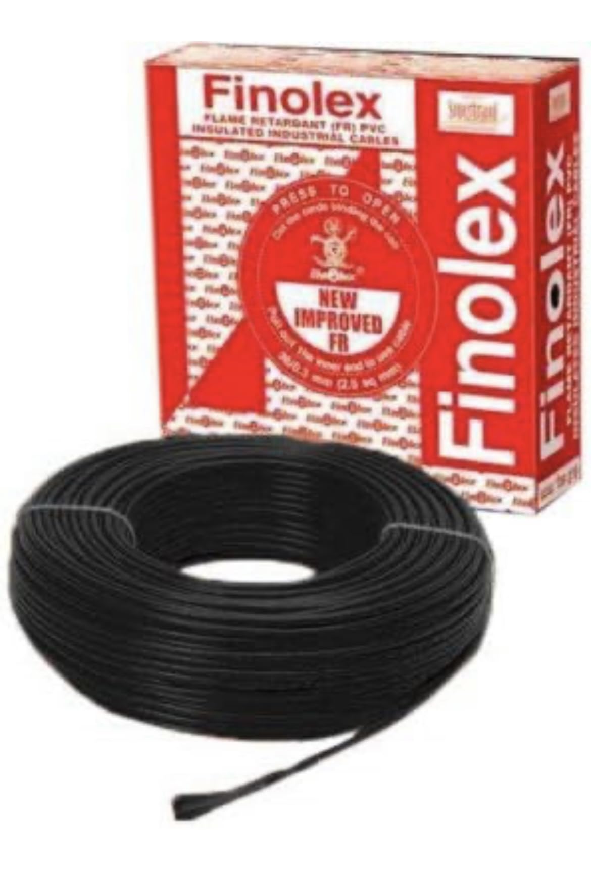 Finolex FR PVC Silver 1.00 SQ.MM Insulated Wire for Industrial & Domestic Use | Home Electric Wires | Blue Color 90 Meter — Amazon image 2