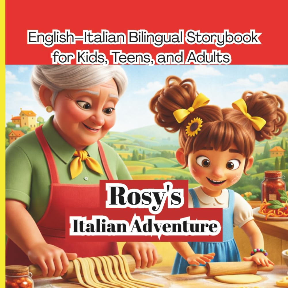 Rosy's Italian Adventure- A Fun Way to Learn Italian :: An English–Italian Bilingual Storybook for Kids, Teens, and Adults