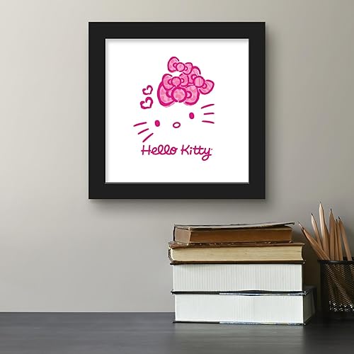 Miniatura 8 de Trends International Gallery Pops Sanrio Hello Kitty - Póster de pared en lienzo con lazo rosa Jungle Paradise, 12.00 x 12.00 pulgadas, lienzo