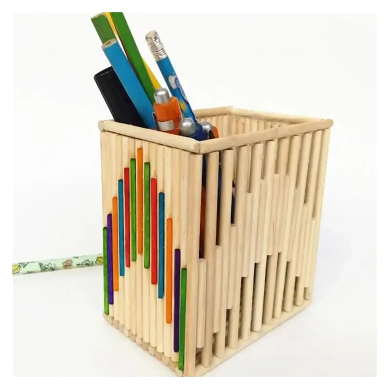 Batonnet En Bois Wooden Bamboo Round Sticks 3/4/5/6/8-50mm DIY Craft Making Wood Dowels For Model Building Food Ice Lollies Supplies Length 300mm(50mm 1Pcs)