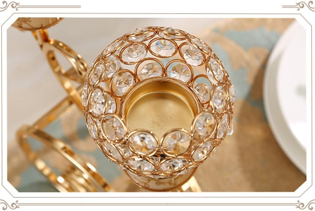 Candle Table European Pendulum Metal Candlestick Home Romantic Candlelight Dinner Wedding Props