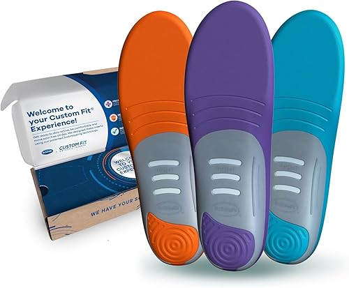 Dr. Scholl's Plantillas cómodas de ajuste personalizado, CF 560, inserto de longitud completa, comodidad superior durante todo el día, cojines para