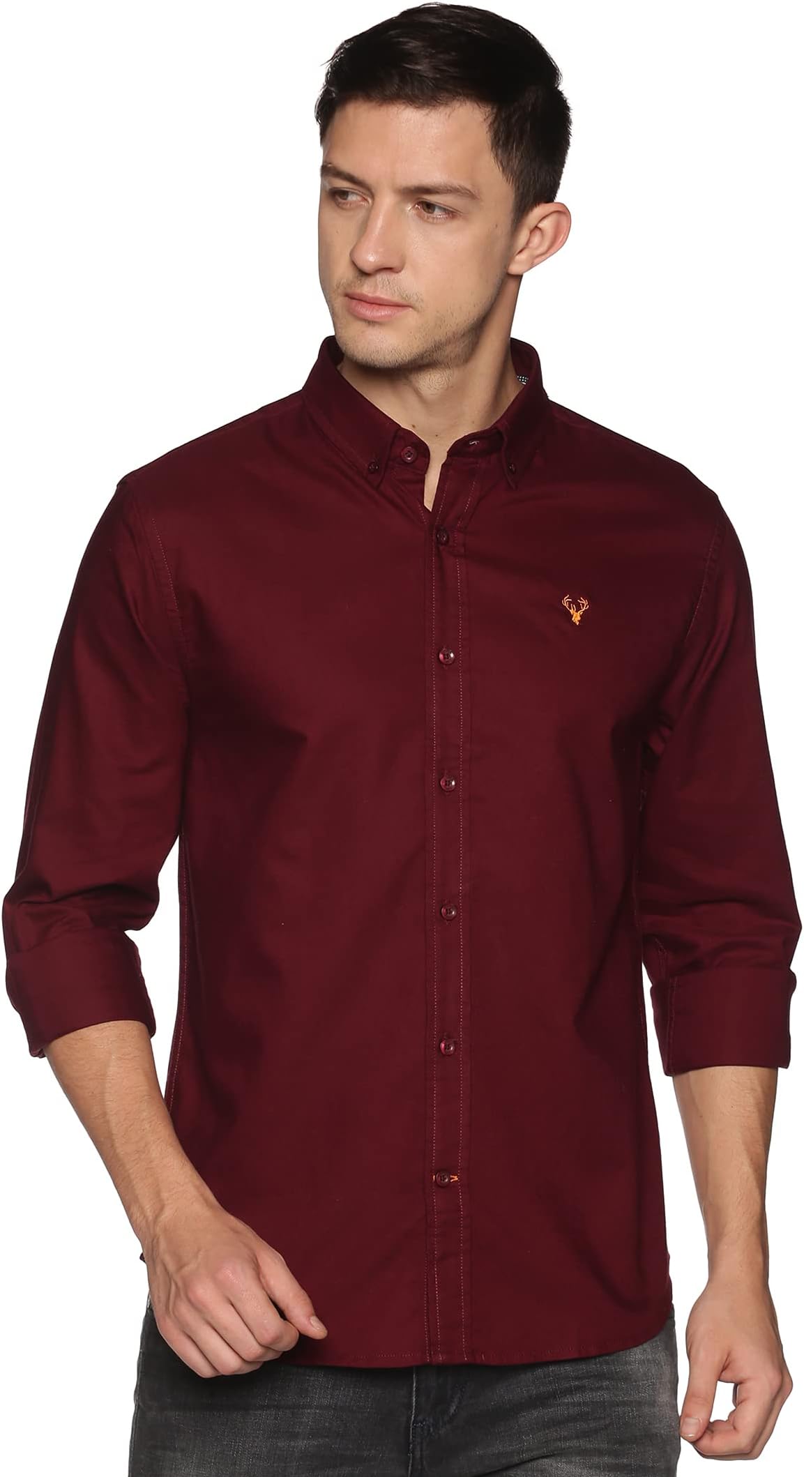 Men's Button-Down Slim Fit, Casual Shirts for Men | Long Sleeve | Oxford Cotton