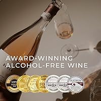 Vista 2 de BO°LLE Rosé <0.5% Vino Espumoso Sin Alcohol - Bajo en Calorías, Vegano, Sin Gluten - 750ml (26.4 fl oz)