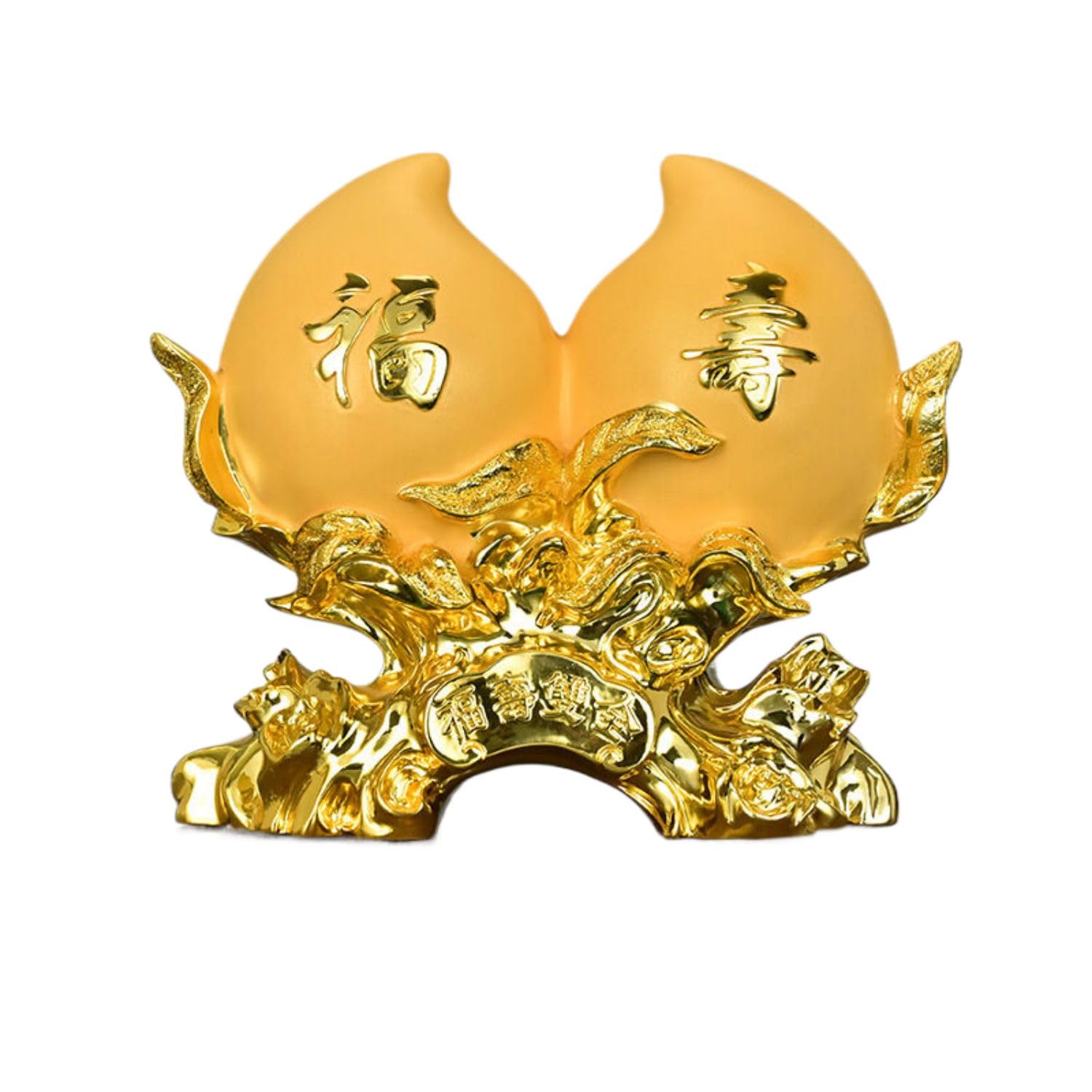 Amazon.com: 寿桃Fortune Statue Peach Ornaments Birthday Gifts Home