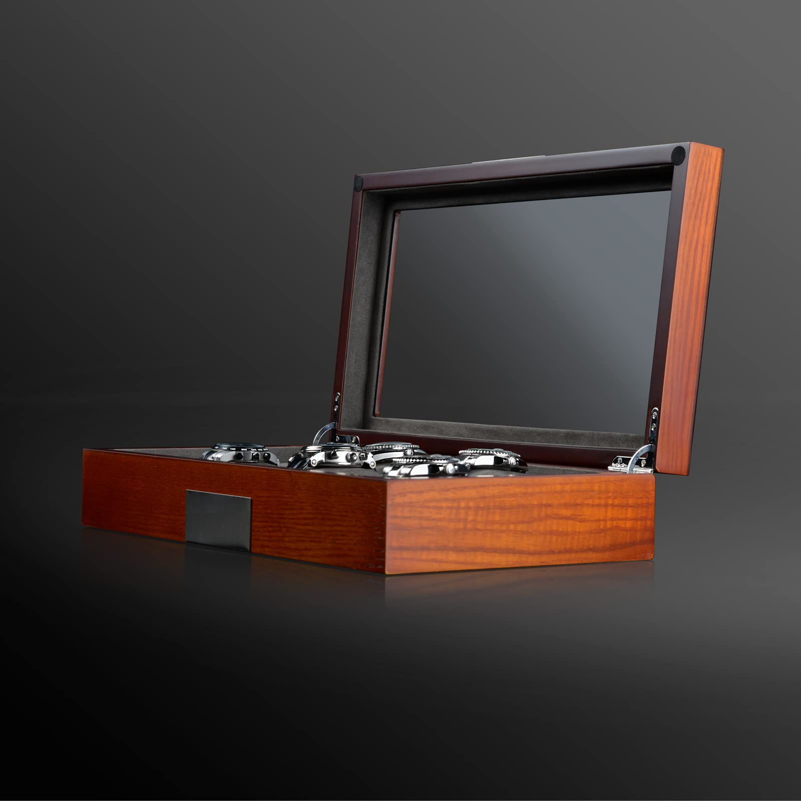 HEISSE & SÖHNE SEIT 1976® Uhrenbox Monteray 12 - Mahagony