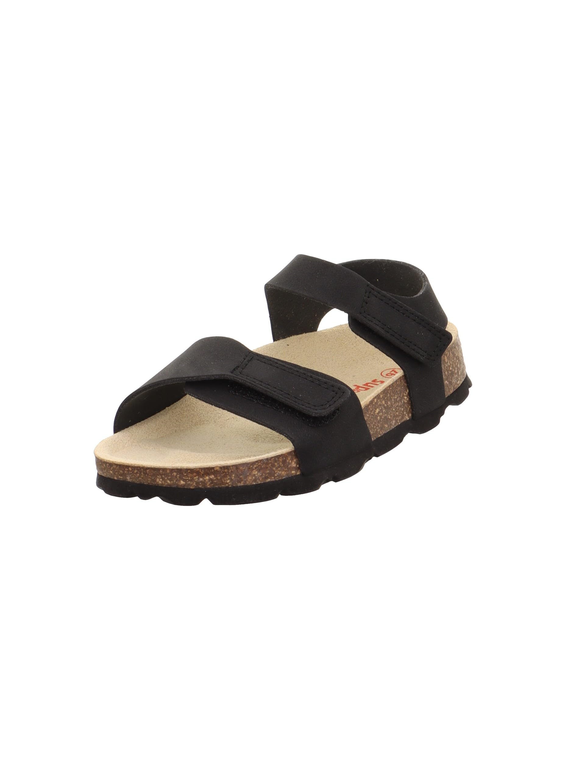 Superfit Jungen Fussbettpantoffel Sandale, Schwarz 0000, 29 EU Weit