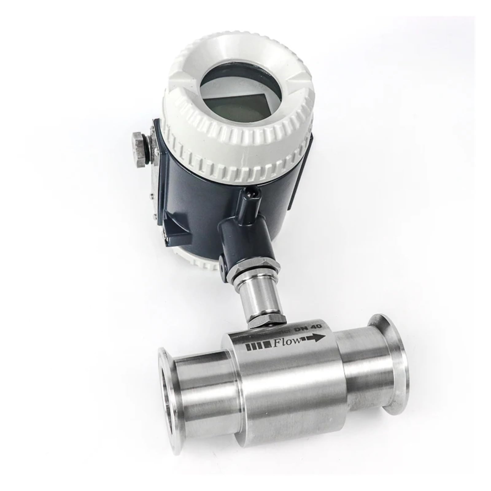 Sensor de flujo de turbina for gas natural/aceite de palma crudo, sensor de flujo electromagnético de 24 V con pantalla LCD. Garantizar la estabilidad(DN25)