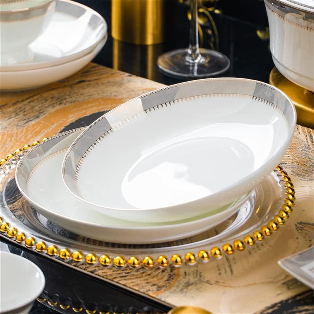 H3TF5J Zestaw zastawy stołowej, 60 sztuk porcelanowych zastawy stołowej, miski i talerzy sushi, ręcznie robione wytrzymałe zastawa stołowa, zastawa stołowa do restauracji domowych