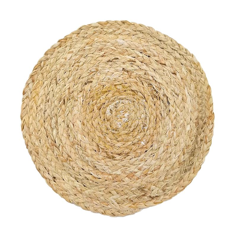 JYHGVN 11-35cm 1/2pcs Los manteles Redondos Redondos Tejidos Redondos, manteles Individuales Hechos a Mano, manteles Individuales fáciles de Limpiar, Resistentes al Calor, vajilla