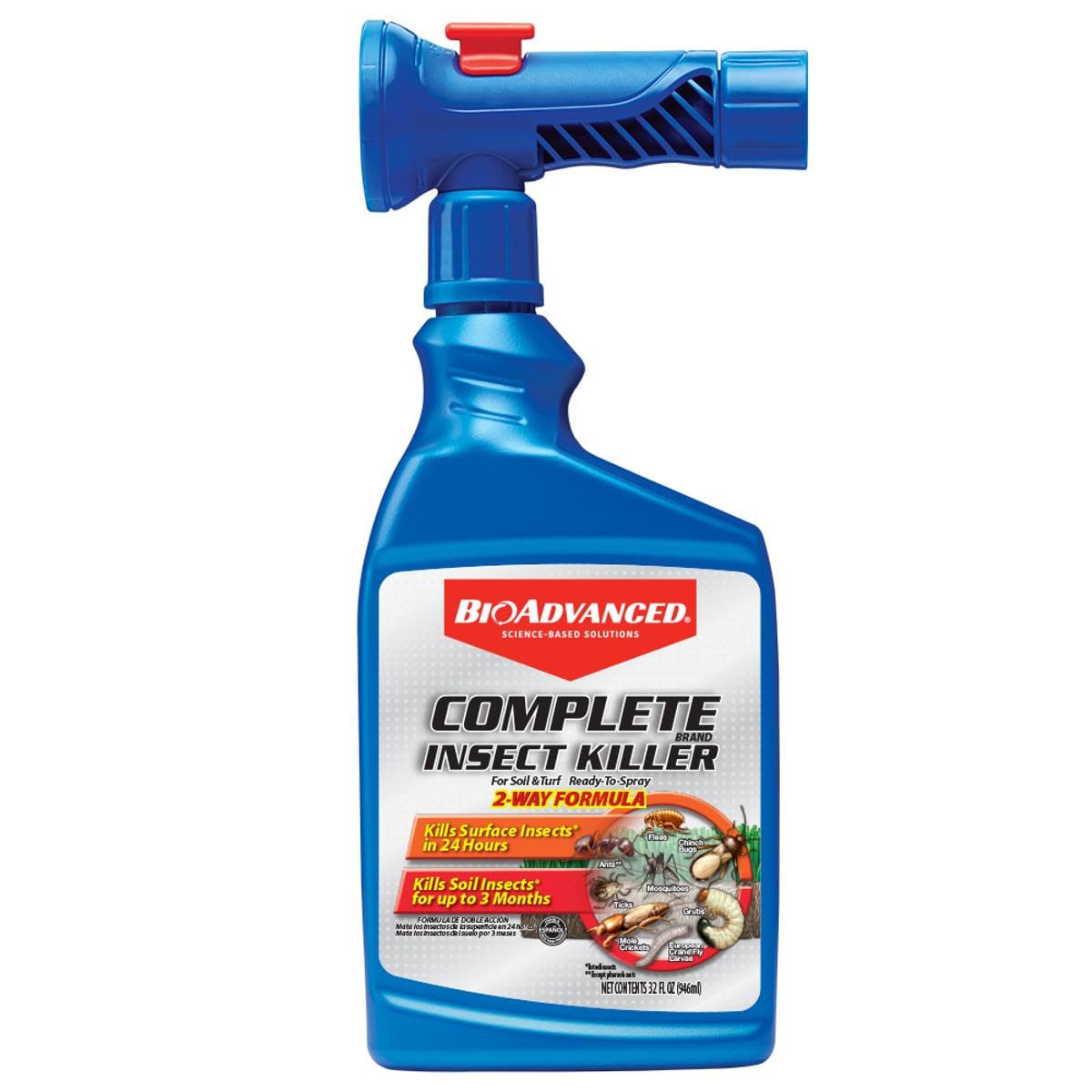 Complete Brand Insect Killer for Soil and Turf, Ready-to-Spray, 32 oz, Outdoor Ant Killer