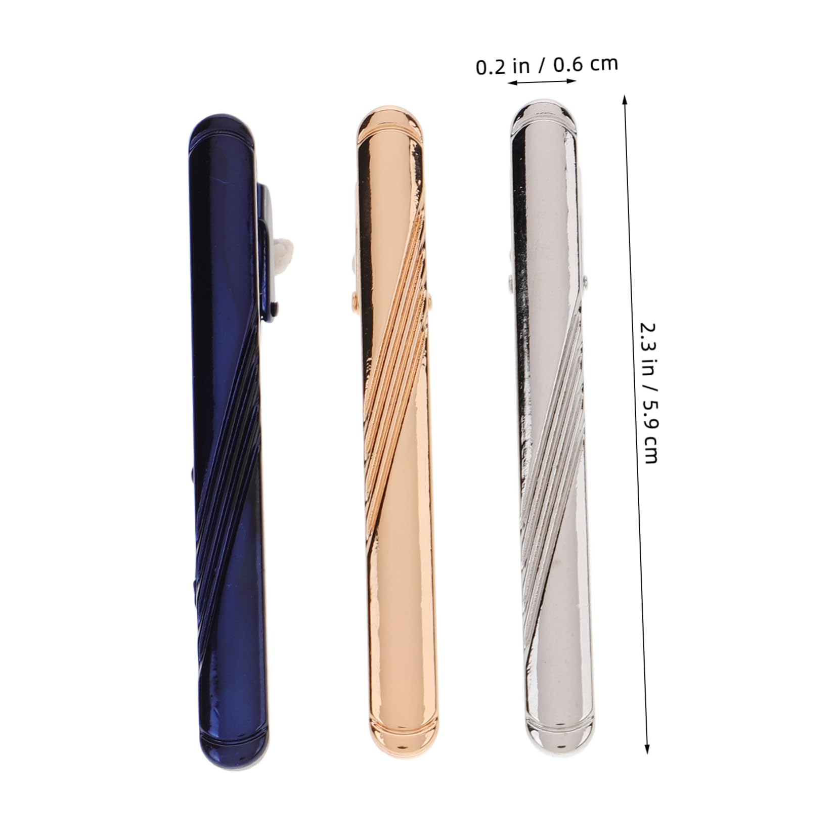 BESPORTBLE Krawattenklammer-set Krawattenverschluss Clips Trauzeugen Hochzeit Herren-krawatten-accessoires Krawattenklammern Regulär Geschäft Business-hemd-clip Kupfer