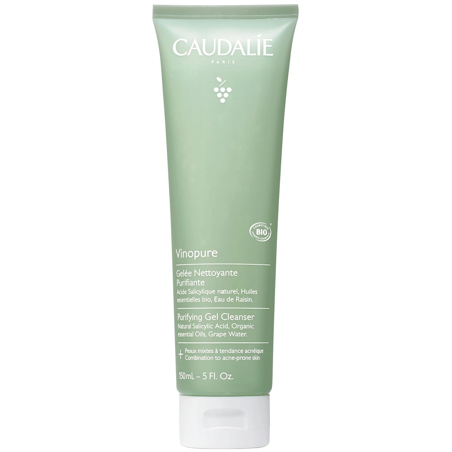 Caudalie Vinopure Pore Purifying Gel Cleanser with Natural Salicylic Acid – 150 mL Caudalie Vinopure Pore Purifying Gel Cleanser with Natural Salicylic Acid – 150 mL