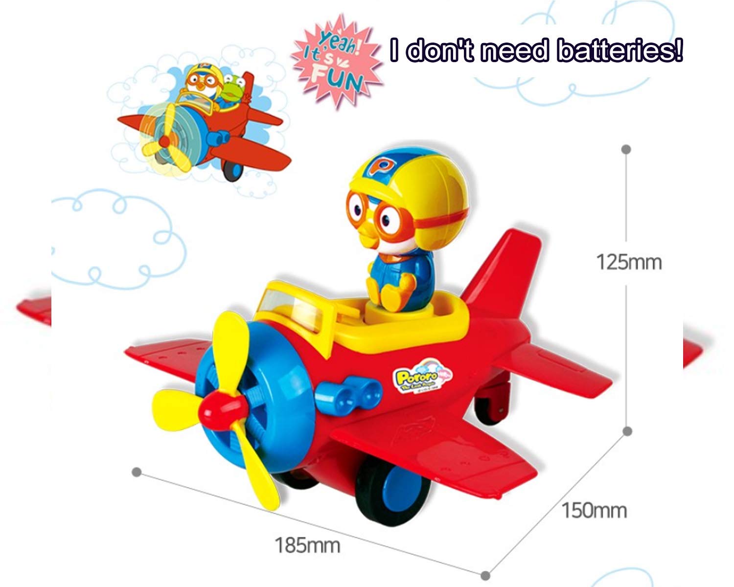Toys U 7777 Pororo Push And Go Airplane Korea Desertcart INDIA