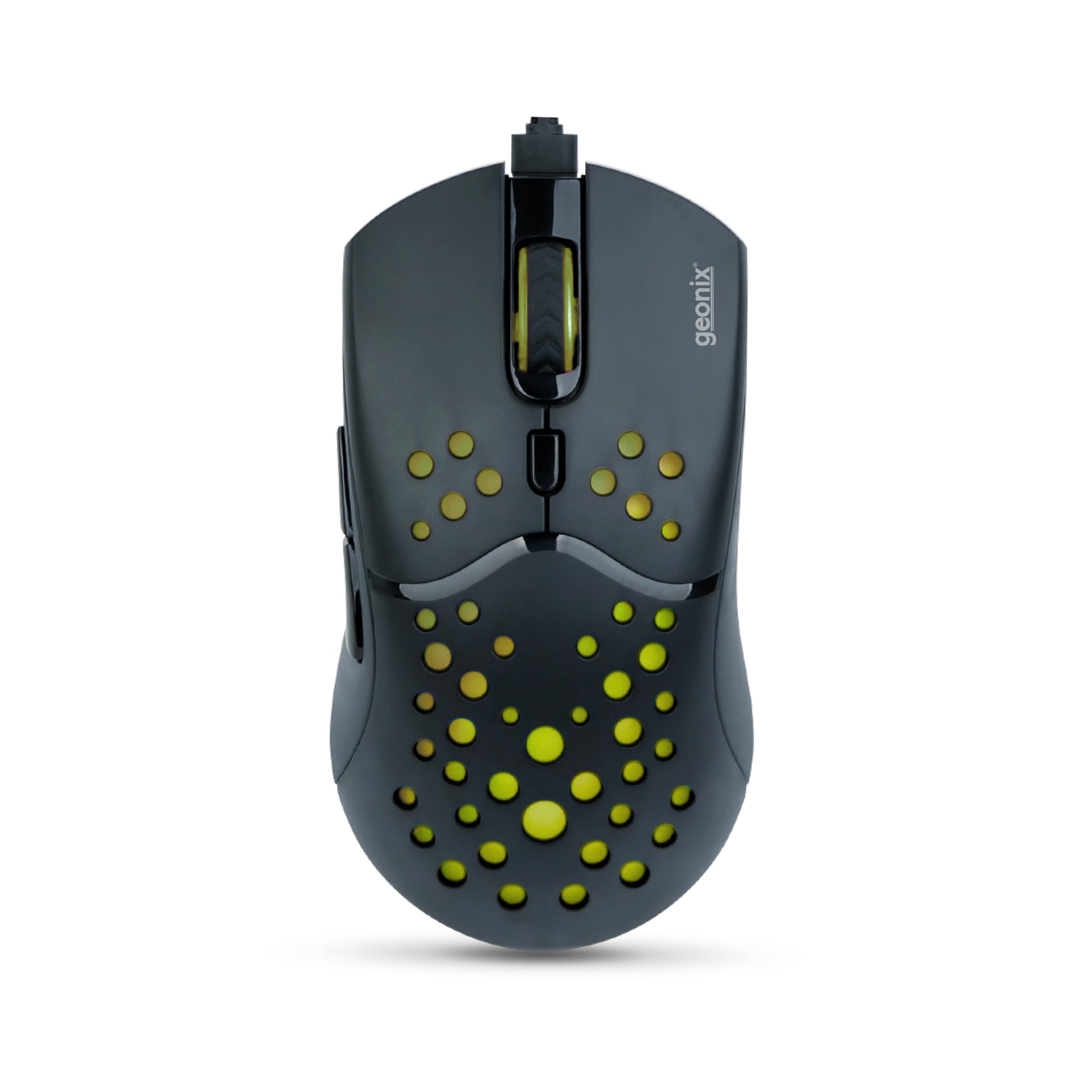 GEONIX Vigor R5 Wired Gaming Mouse with 3600 DPI, 6 Buttons, Advanced Sensor, Rainbow Backlight, Braided Cable, 1 Year Warranty (Black)-image-13
