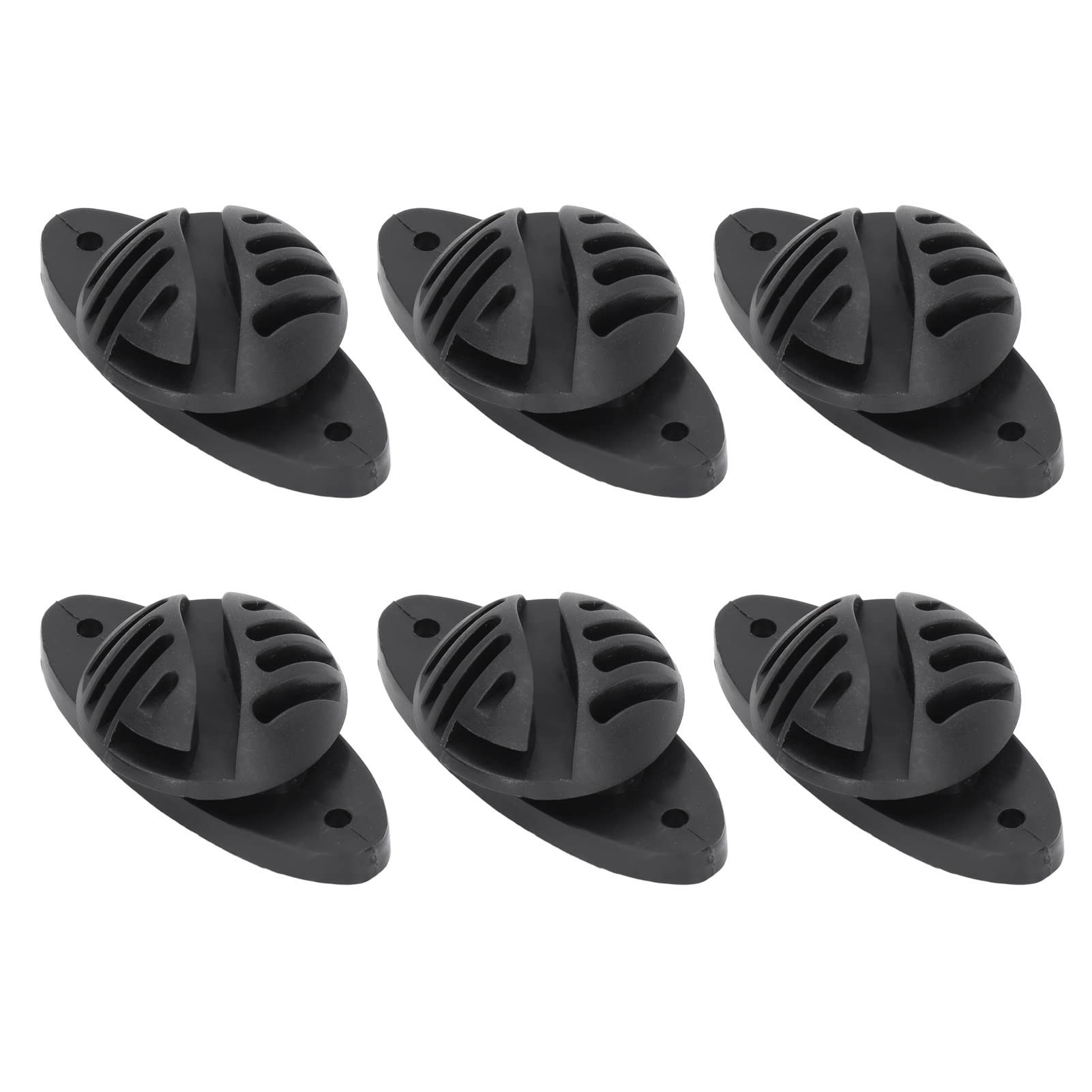 Isolatore Recinzione Elettrica 100 Pezzi Nero per Allevamento Animali Intermedia Post Emisferico