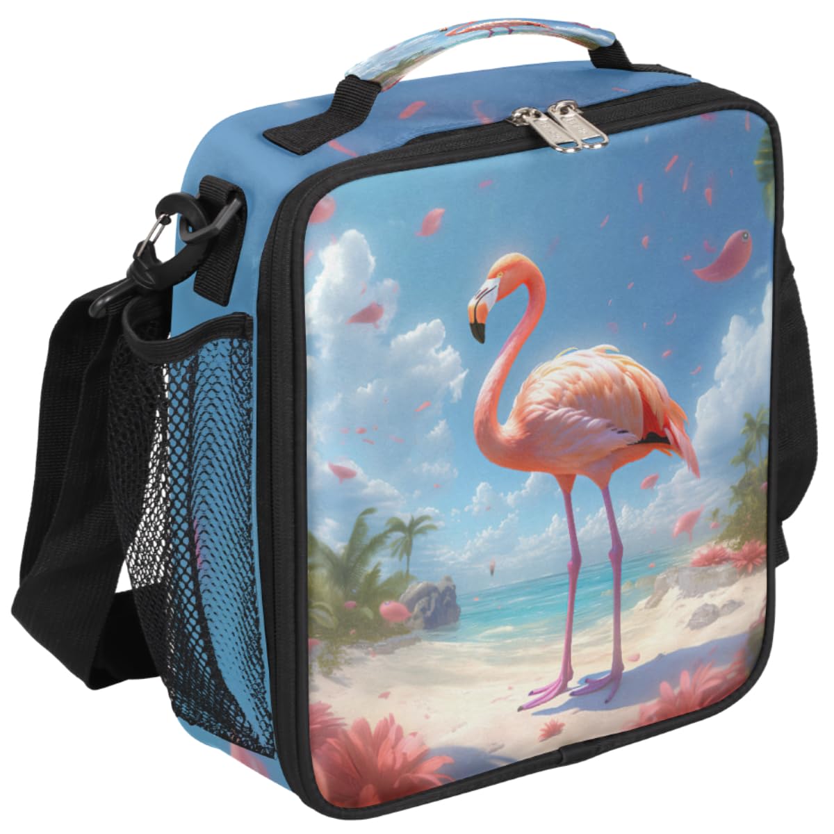 CFPolar Isolierte Lunchtasche – 24x22x14 Cm, Wasserdicht, Mit Hauptfach & Vordertasche, Für Büro & Picknick