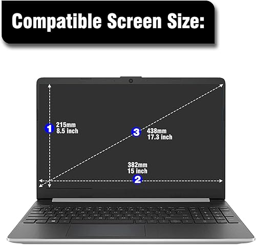 Miniatura 16 de KEANBOLL Paquete de 3 protectores de pantalla antirreflejos para laptop de 13.3 pulgadas para Dell Inspiron, ASUS Chromebook y ZenBook, HP Elitebook