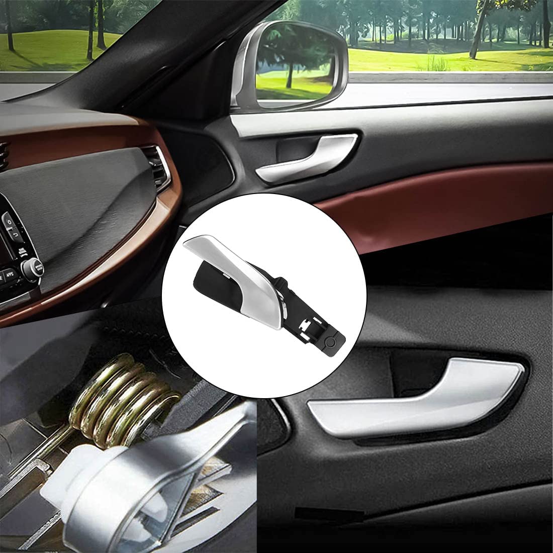 Ashata Poignée De Porte Intérieure Poignée De Traction De Porte Intérieure Côté Droit De Voiture