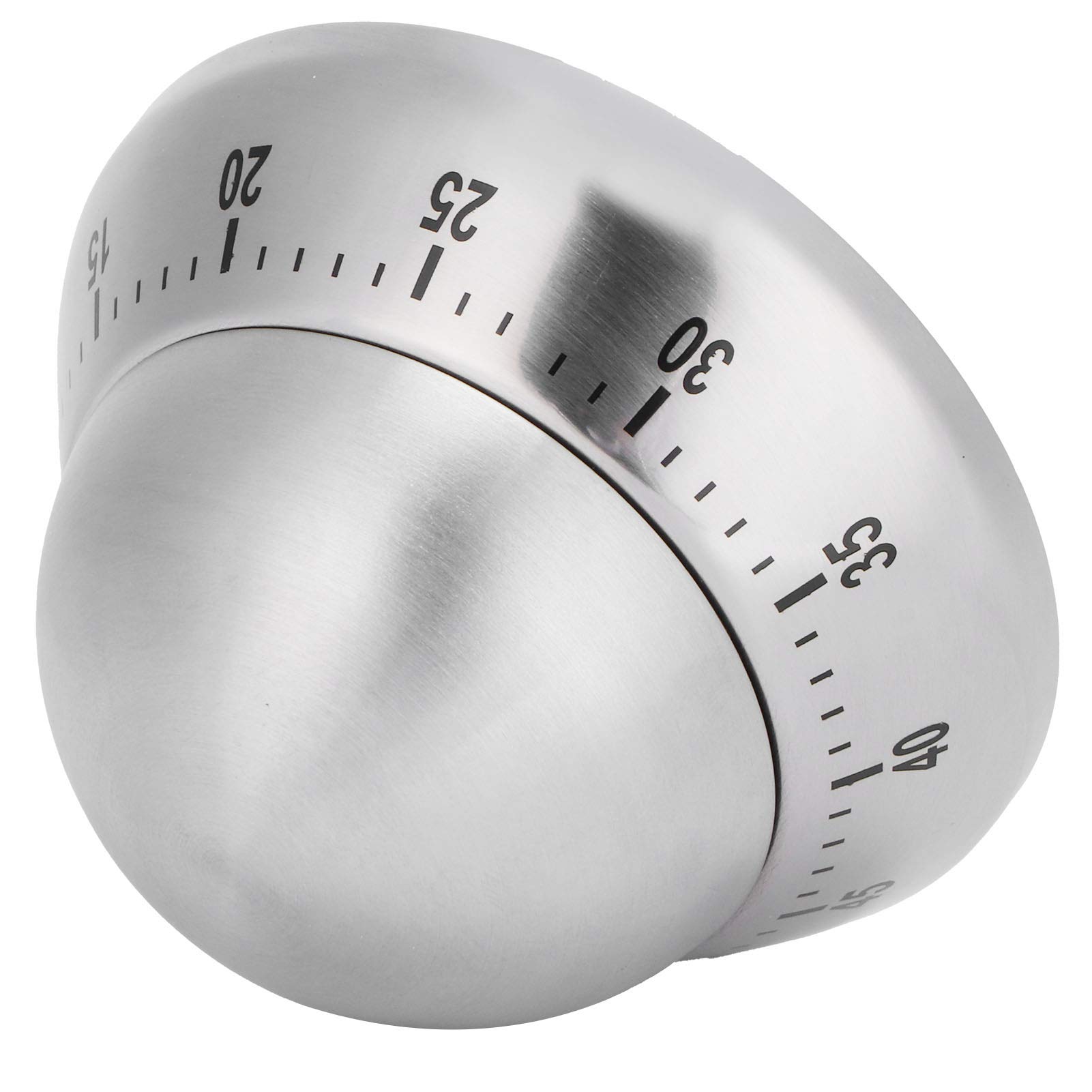 Küchen-Kochtimer aus Edelstahl, mechanischer Timer, Erinnerung, Zeitmanagement-Tools (Runden)