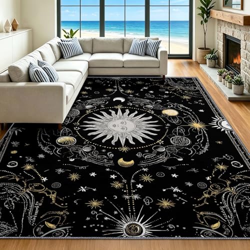 Tapis de chambre constellation soleil pour créer un cocon doux - 8